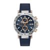 Montre homme Gc Sport 44 mm réf. Y37004G7, bracelet cuir, mouvement quartz chronographe – vue de face | Horlova Maroc