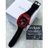 Montre homme Guess réf. GW0499G4, mouvement quartz, boîtier 41,5 mm, silicone – quatrième vue