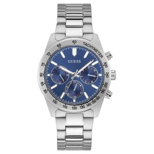 Montre homme Guess réf. GW0329G1, mouvement quartz, boîtier 42 mm, acier inoxydable – vue principale, Horlova Maroc