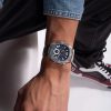 Montre homme Guess réf. GW0572G1, mouvement quartz, boîtier 42 mm, acier inoxydable, étanche 50 m – troisième vue
