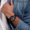 Montre homme Guess réf. GW0572G3, mouvement quartz, boîtier 42 mm, acier inoxydable, étanche 50 m – vue principale, Horlova Maroc