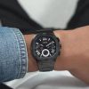 Montre homme Guess réf. GW0572G3, mouvement quartz, boîtier 42 mm, acier inoxydable, étanche 50 m – deuxième vue