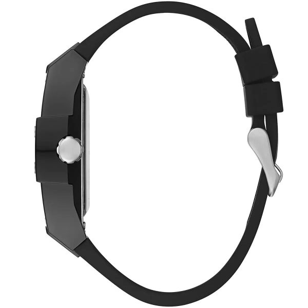 Montre homme Guess 43 mm réf. GW0203G3, cadran noir, mouvement quartz, montre-bracelet Guess – autre angle