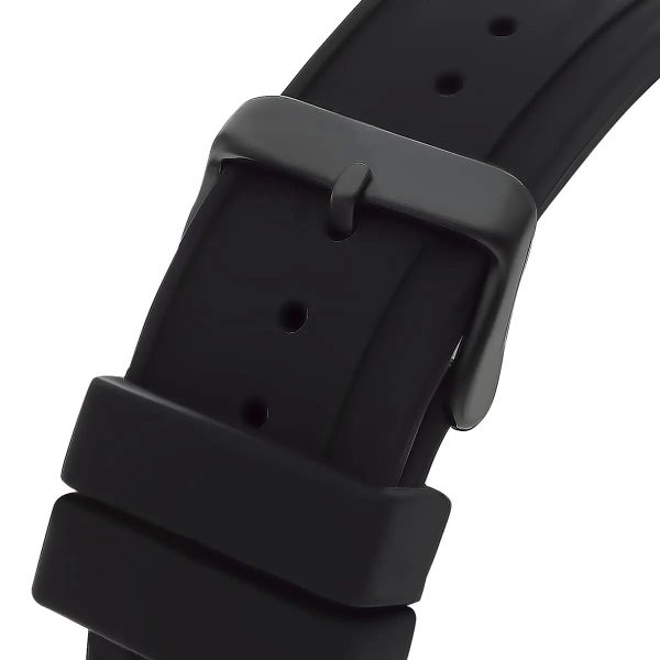 Montre homme Guess réf. GW0263G4, mouvement quartz, boîtier 44 mm, acier inoxydable, silicone, verre minéral – quatrième vue