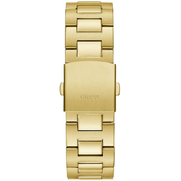 Montre homme Guess réf. GW0703G5, mouvement quartz, boîtier 44 mm, acier inoxydable, étanche 50 m – troisième vue