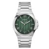 Montre homme Guess 44 mm réf. GW0789G1, cadran vert, mouvement quartz – vue de face | Horlova Maroc