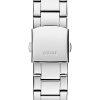 Montre homme Guess 44 mm réf. GW0900G1, cadran noir, bracelet acier, mouvement quartz – autre angle