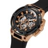 Montre homme Guess réf. GW0423G5, mouvement quartz, boîtier 46 mm, silicone, caoutchouc, étanche 50 m – vue principale, Horlova Maroc