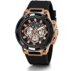 Montre homme Guess réf. GW0423G5, mouvement quartz, boîtier 46 mm, silicone, caoutchouc, étanche 50 m – deuxième vue