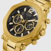 Montre homme Guess réf. GW0539G2, chronographe quartz, boîtier 46 mm, acier inoxydable – troisième vue