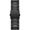 Montre homme Guess 46 mm réf. GW0539G3, cadran noir, mouvement quartz – vue de trois-quarts