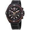 Montre homme Guess réf. W1168G3, mouvement quartz, boîtier 47 mm, caoutchouc, étanche 100 m – deuxième vue
