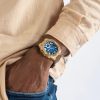 Montre homme Guess Burgundy réf. GW0571G5, chronographe quartz, acier inoxydable, silicone – vue principale, Horlova Maroc