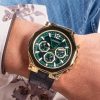 Montre homme Guess Edge réf. GW0492G3, mouvement quartz, boîtier 46 mm, cuir, étanche 50 m – quatrième vue