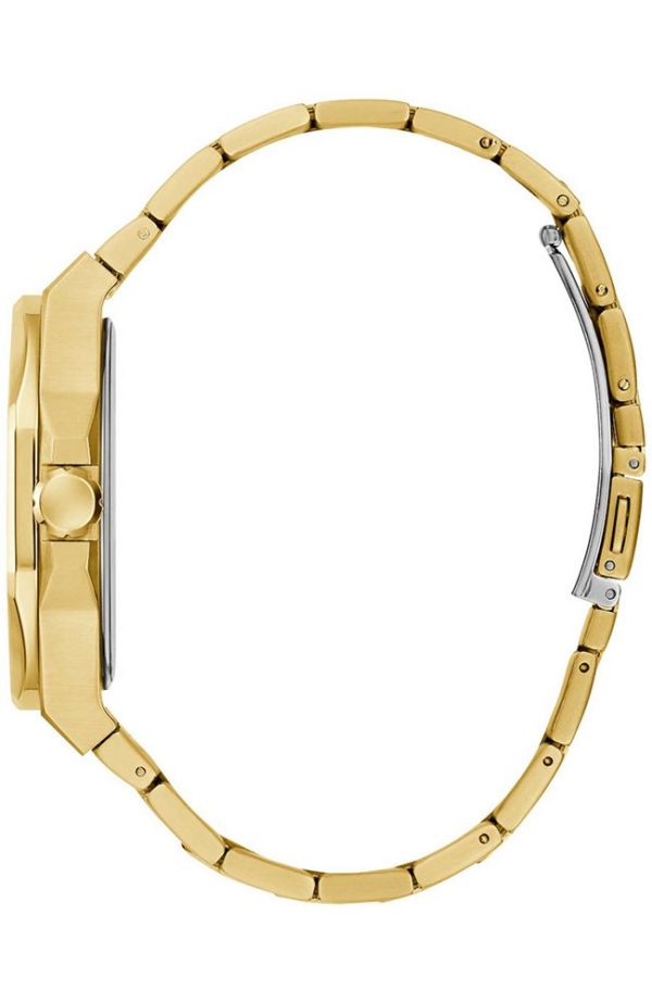 Montre homme Guess Emperor 43 mm réf. GW0573G2, cadran vert, bracelet acier, montre-bracelet Guess – autre angle