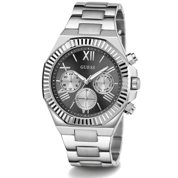 Montre homme Guess Equity réf. GW0703G1, mouvement quartz, boîtier 44 mm – deuxième vue – Horlova Maroc