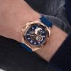Montre homme Guess réf. GW0334G3, chronographe quartz, acier inoxydable, silicone – vue principale, Horlova Maroc