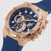 Montre homme Guess réf. GW0334G3, chronographe quartz, acier inoxydable, silicone – deuxième vue