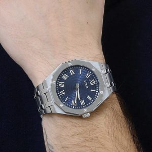 Montre homme Guess réf. GW0575G4, chronographe quartz, acier inoxydable – vue principale, Horlova Maroc