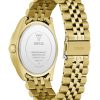 Montre homme Guess Jaden 42 mm réf. GW0977G2, cadran doré, bracelet acier, mouvement quartz – autre angle