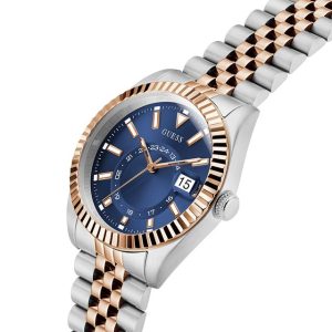 Montre homme Guess Jaden réf. GW0977G5, mouvement quartz, boîtier 42 mm, acier inoxydable, verre minéral, étanche 50 m – deuxième vue