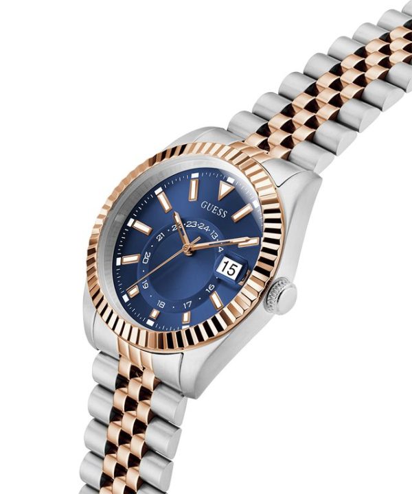 Montre homme Guess Jaden réf. GW0977G5, mouvement quartz, boîtier 42 mm, acier inoxydable, verre minéral, étanche 50 m – deuxième vue