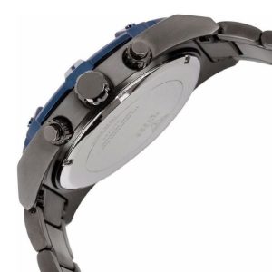Montre homme Guess Jolt 48 mm réf. W0377G5, cadran gris, mouvement quartz chronographe – vue de trois-quarts