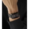 Montre homme Guess Maillé 34 mm réf. GW0898G3, cadran noir, bracelet maille milanaise – vue rapprochée