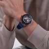 Montre homme Guess Matrix réf. GW0423G4, chronographe quartz, acier inoxydable, silicone – vue principale, Horlova Maroc