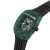 Montre homme Guess Phoenix réf. GW0499G7, mouvement quartz, boîtier 41 mm, silicone, étanche 50 m – troisième vue