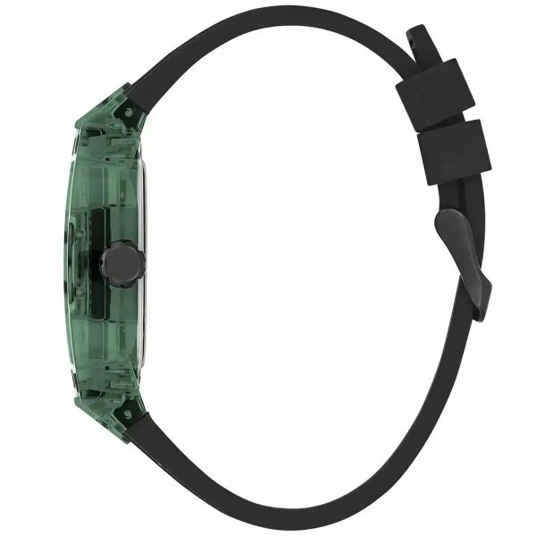 Montre homme Guess Phoenix réf. GW0499G7, mouvement quartz, boîtier 41 mm, silicone, étanche 50 m – quatrième vue
