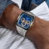 Montre homme Guess Phoenix réf. GW0456G5, mouvement quartz, boîtier 43 mm, acier inoxydable, verre minéral – troisième vue