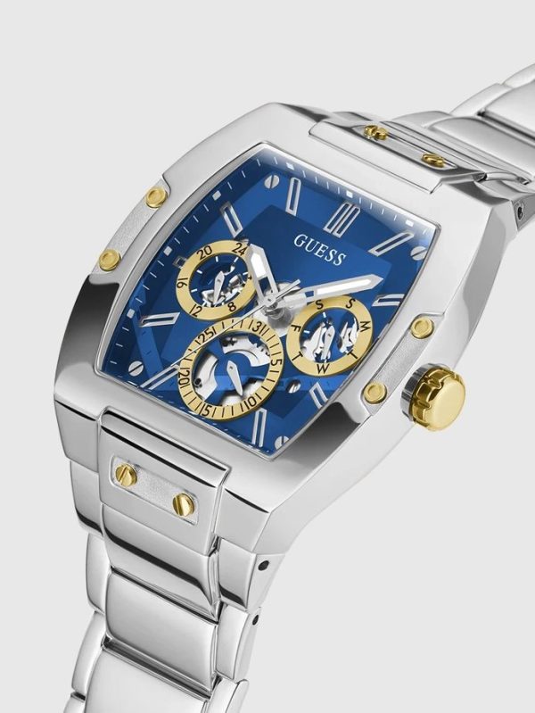 Montre homme Guess Phoenix réf. GW0456G5, mouvement quartz, boîtier 43 mm, acier inoxydable, verre minéral – quatrième vue