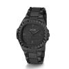 Montre homme Guess Rebel réf. GW0622G2, mouvement quartz, boîtier 42 mm, silicone, verre minéral – troisième vue
