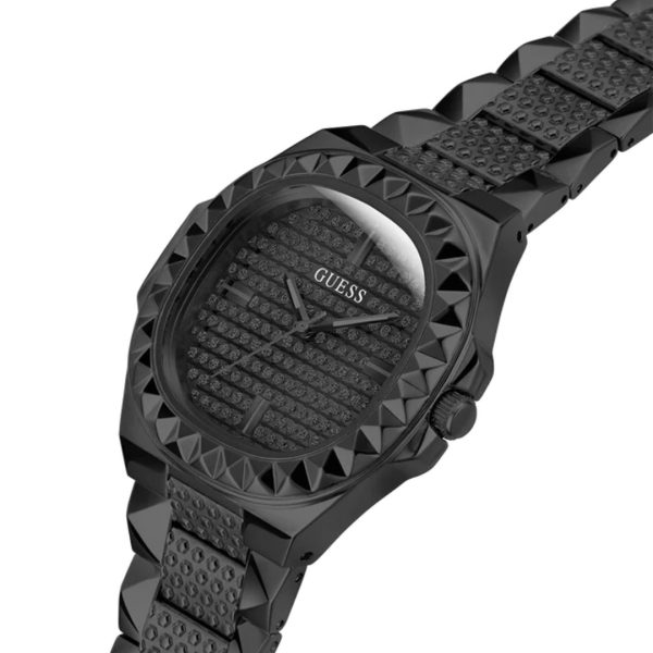 Montre homme Guess Rebel réf. GW0622G2, mouvement quartz, boîtier 42 mm, silicone, verre minéral – quatrième vue