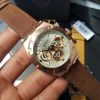 Montre homme Guess Sport réf. GW0262G3, chronographe quartz, boîtier 44 mm, cuir – troisième vue