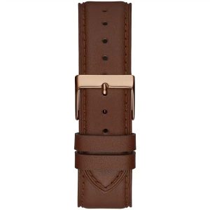 Montre homme Guess Tailor 42 mm réf. GW0389G3, cadran bleu, mouvement quartz – vue de trois-quarts