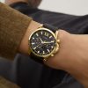 Montre homme Guess Walker réf. GW0913G2, mouvement quartz, boîtier 44 mm, silicone, verre minéral – vue principale, Horlova Maroc