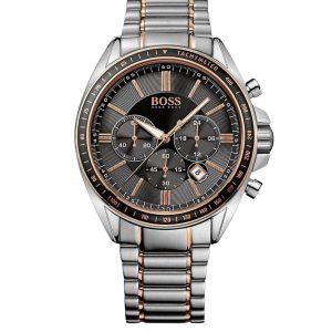 Montre homme Hugo Boss réf. 1513094, mouvement quartz chronographe – vue de face | Horlova Maroc