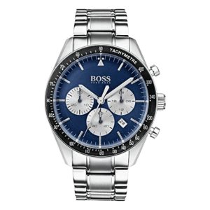 Montre homme Hugo Boss réf. 1513630, mouvement quartz, acier inoxydable – vue principale, Horlova Maroc