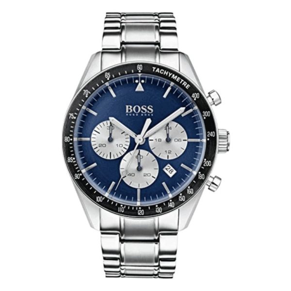 Montre homme Hugo Boss réf. 1513630, mouvement quartz, acier inoxydable – vue principale, Horlova Maroc