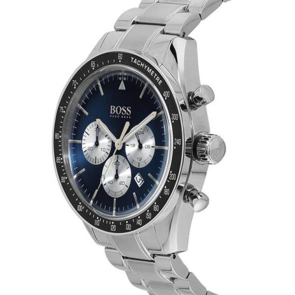 Montre homme Hugo Boss réf. 1513630, mouvement quartz, acier inoxydable – troisième vue – Horlova Maroc