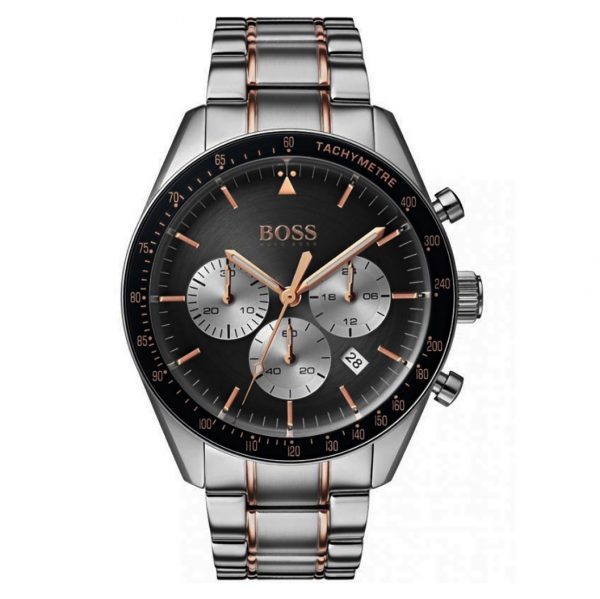 Montre homme Hugo Boss réf. 1513634, chronographe quartz, acier inoxydable – deuxième vue – Horlova Maroc