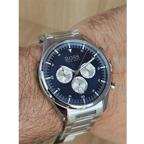 Montre homme Hugo Boss réf. 1513713, chronographe quartz, acier inoxydable – troisième vue