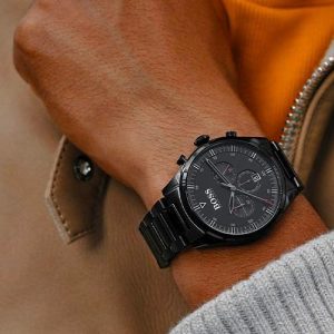 Montre homme Hugo Boss réf. 1513714, chronographe quartz, acier inoxydable – deuxième vue – Horlova Maroc