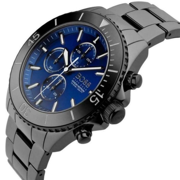 Montre homme Hugo Boss réf. 1513743, chronographe quartz, acier inoxydable – troisième vue