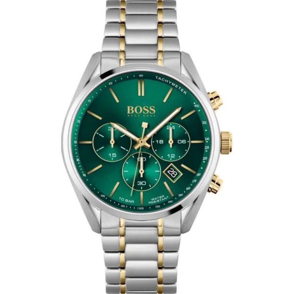 Montre homme Hugo Boss réf. 1513878, chronographe quartz, acier inoxydable – vue principale, Horlova Maroc