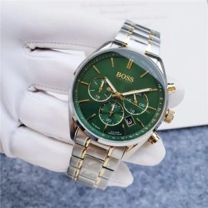 Montre homme Hugo Boss réf. 1513878, chronographe quartz, acier inoxydable – deuxième vue – Horlova Maroc