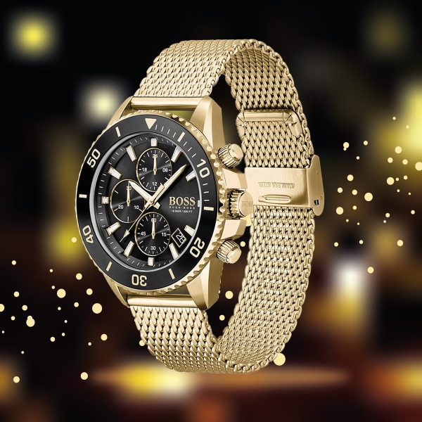 Montre homme Hugo Boss réf. 1513906, chronographe quartz, acier inoxydable – deuxième vue – Horlova Maroc