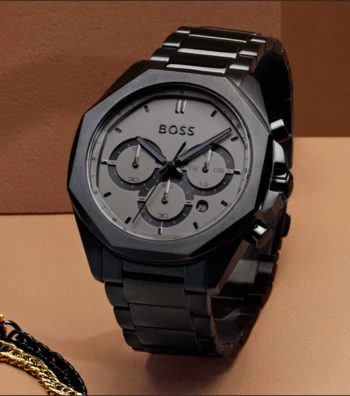Montre homme Hugo Boss réf. 1514016, chronographe quartz, acier inoxydable – deuxième vue – Horlova Maroc